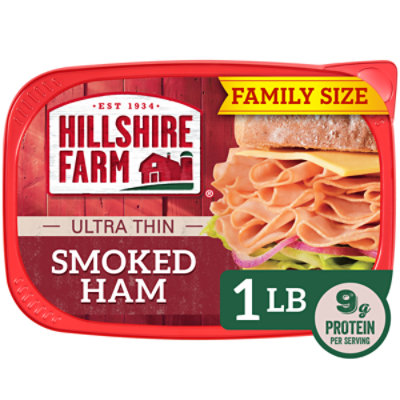 Hillshire Farm Ultra Thin Sliced Deli Lunch Meat Smoked Ham - 16 OZ - Image 2