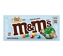 M&M’S New Crunchy Cookie Milk Chocolate Single Size Candy Pack - 1.35 Oz
