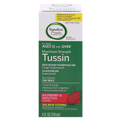 Signature Select/Care Tussin Cough Lqd Dm Max Strength - 4 FZ - Image 4