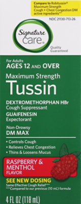 Signature Select/Care Tussin Cough Lqd Dm Max Strength - 4 FZ - Image 2