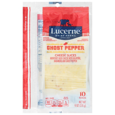 Lucerne Cheese Ghost Pepper Sliced - 6 OZ - Image 2