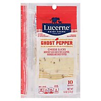 Lucerne Cheese Ghost Pepper Sliced - 6 OZ - Image 1