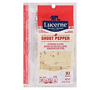 Lucerne Cheese Ghost Pepper Sliced - 6 OZ