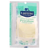 Lucerne Cheese Provolone Smoke Flavored Sliced - 8 OZ - Image 1