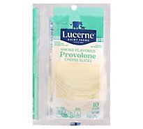 Lucerne Cheese Provolone Smoke Flavored Sliced - 8 OZ