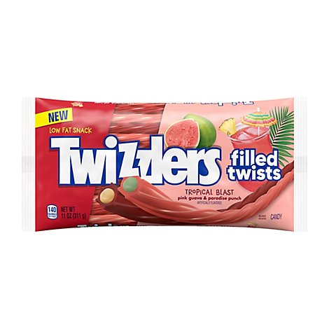 Twizzlers Filled Twists Assorted Fruit - EA