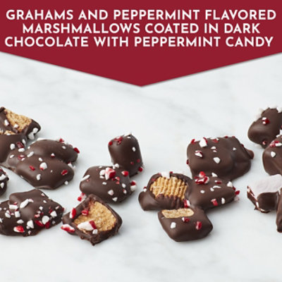 Fannie May Premium Dark Chocolate S'mores Peppermint Snack Mix Holiday Gift Bag - 5 Oz - Image 5