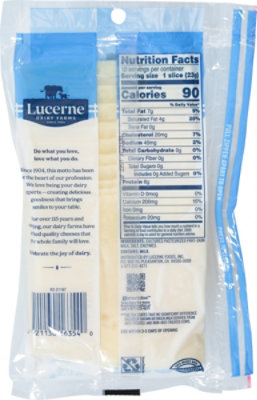 Lucerne Cheese Baby Swiss Slices - 8 OZ - Image 5