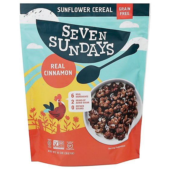 Seven Sundays Cereal Cinnamon Grain Free - 8 OZ