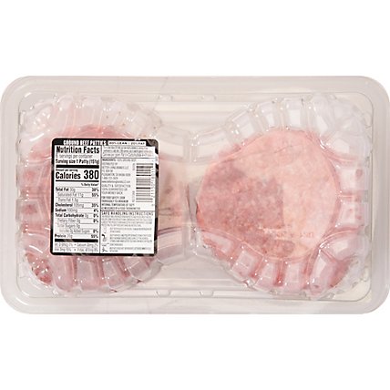 Signature Farms Ground Beef Patty 80% Lean 20% Fat - 32 OZ