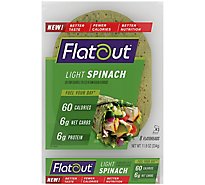 Flatout Light Spinach Flatbread - 11.8 Oz