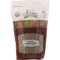 Aurora Natural Organic Green Lentils - 22 Oz - Image 2