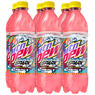 Mtn Dew Spark Soda Raspberry Lemonade 6 Count - 6-16.9 OZ