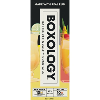 Boxology Rum Punch Mai Tai Cocktails - 3.5 Liter