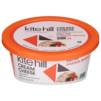 Kite Hill Cream Cheese Garden Veggie 8 OZ Albertsons