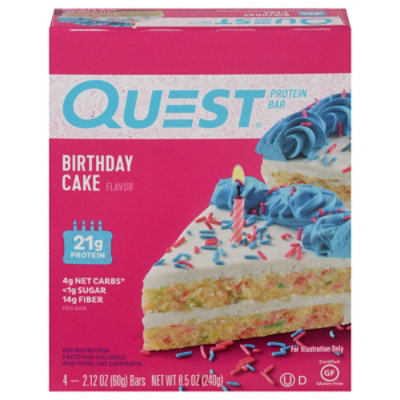 Quest Bar Birthday Cake - 4-2.12 OZ - Image 3