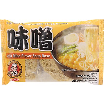 Shirakiku Yamachan Miso Ramen Noodle - 11.49 Oz - Image 2