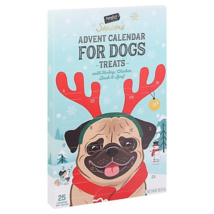 Signature Pet Care Seasons Advent Calendar Dog - 2.46 OZ - Image 1