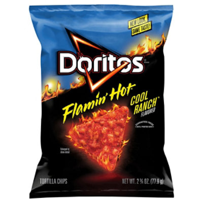 Doritos Tortilla Chips Flamin Hot Cool Ranch - 2.75 OZ - Image 3