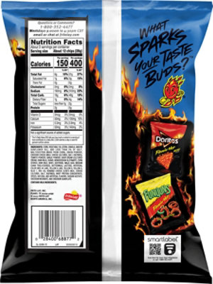 Doritos Tortilla Chips Flamin Hot Cool Ranch - 2.75 OZ - Image 6