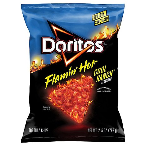Doritos Tortilla Chips Flamin Hot Cool Ranch - 2.75 OZ