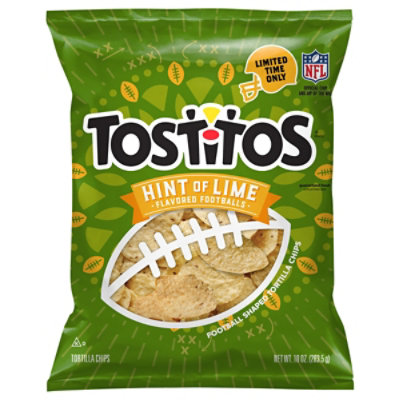 Tostitos Tortilla Chips Hint Of Lime Flavored 10 Oz - 10 OZ - Image 3