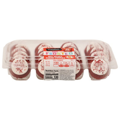 Signature SELECT Frosted Red Velvet  Mini Sugar Cookies - 10.5 Oz - Image 4