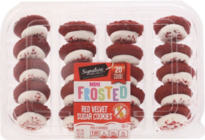 Signature SELECT Frosted Red Velvet  Mini Sugar Cookies - 10.5 Oz - Image 2