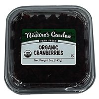 Nature's Garden Organic Cranberries - 5 Oz - Image 1