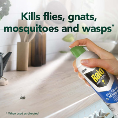 Raid Essentials Fly Gnat & Mosquito Killer Insecticide Aerosol Spray - 10 Oz - Image 3