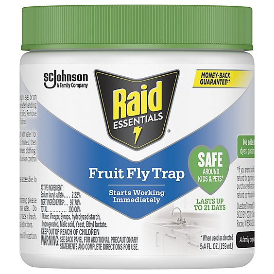 Raid Essentials Fruit Fly Trap - 5.4 Fl. Oz.