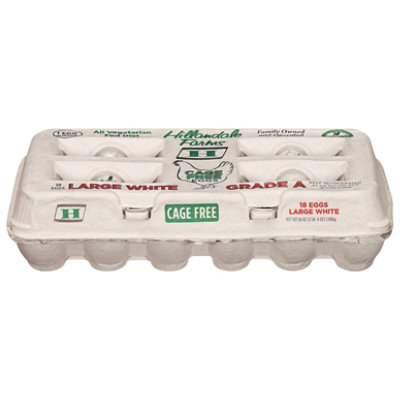 Hillandale Eggs Large White Cage Free - 18 CT - Image 2