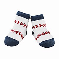 Mud Pie Baseball Socks - EA - Image 1
