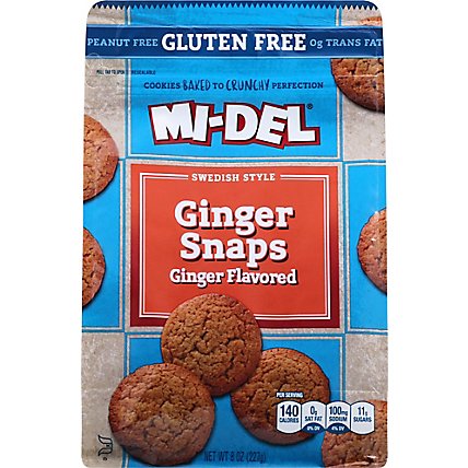 Mi Del Ginger Snaps Gluten Free - 8 OZ - Image 2
