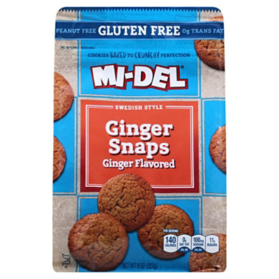 Mi Del Ginger Snaps Gluten Free - 8 OZ