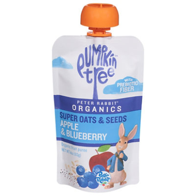 Peter Rabbit Organics Super Oats And Seeds Apple & Blueberry Baby Food - 4 Oz - Image 2