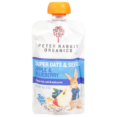 Peter Rabbit Organics Super Oats And Seeds Apple & Blueberry Baby Food ...