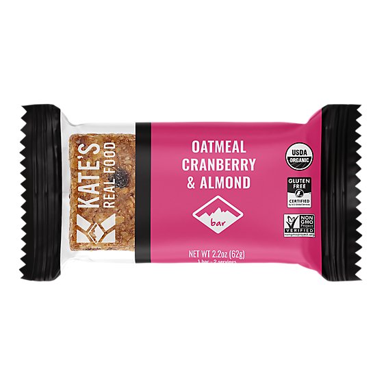 Kates Real Food Oatmeal Cran Almond - 2.2OZ