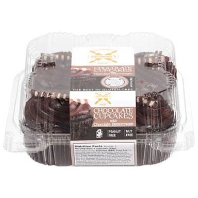 Antonina's Gluten Free Double Chocolate Decorated Cupcakes - 10.5 Oz - Image 3