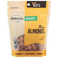 Woodstock Almonds Raw Organic - 7.5 OZ - Image 2