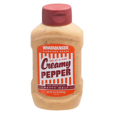 Whataburger Patty Melt Creamy Pepper Sauce - 16 Oz - Image 2