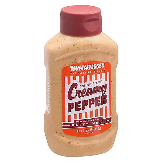 Whataburger Creamy Pepper Sauce - 16 Oz