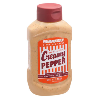 Whataburger Creamy Pepper Sauce - 16 Oz - Image 1