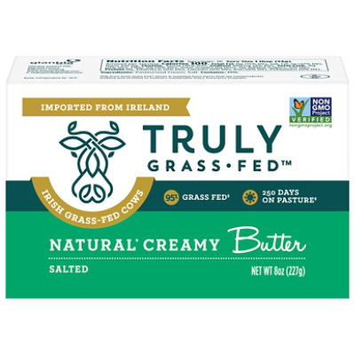 Truly Grass Fed Butter Salted - 8 OZ - Image 1