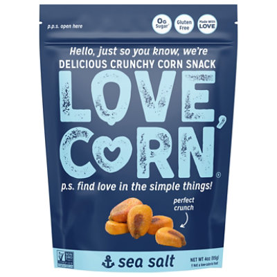Love Corn Roasted Sea Salt Crunchy Corn - 4 Oz - Image 2