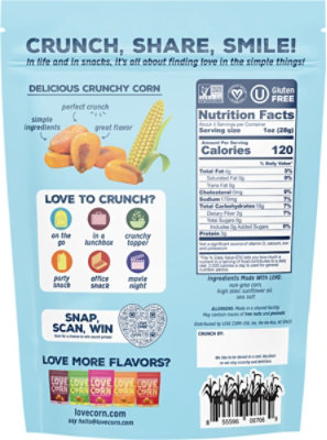 Love Corn Roasted Sea Salt Crunchy Corn - 4 Oz - Image 5