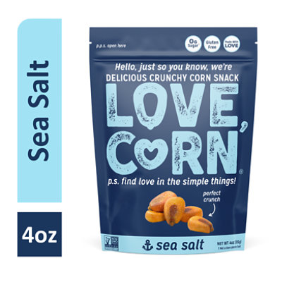 Love Corn Roasted Sea Salt Crunchy Corn - 4 Oz - Image 1