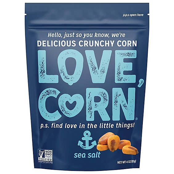 Love Corn Roasted Sea Salt Corn - 4 Oz