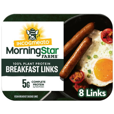 Morningstar Farms Incogmeato Original Breakfast Sausage Link - 6.5 Oz - Image 1
