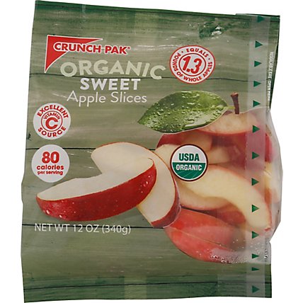 Crunch Pak Apples Sliced Org - 12 OZ - Image 2